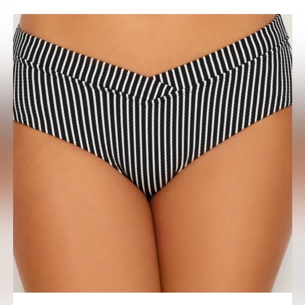 NWOT Seafolly Go Overboard Retro Bikini Bottom | Women’s Swimsuit Bottoms